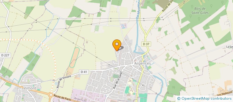 localisation de l'entreprise SCI DU TROU NORMAND  MEZIDON VALLEE D'AUGE