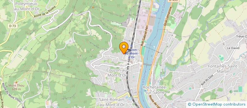 localisation de l'entreprise SCI DU TROU QUI CORNE  COUZON-AU-MONT-D'OR