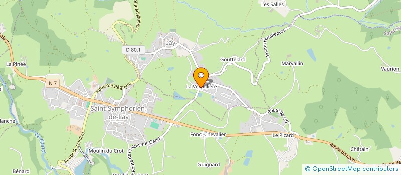 localisation de l'entreprise SCI DU TUMULUS  LAY