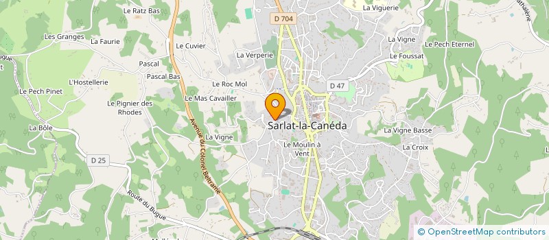 localisation de l'entreprise SCI DU TUNNEL à SARLAT-LA-CANEDA