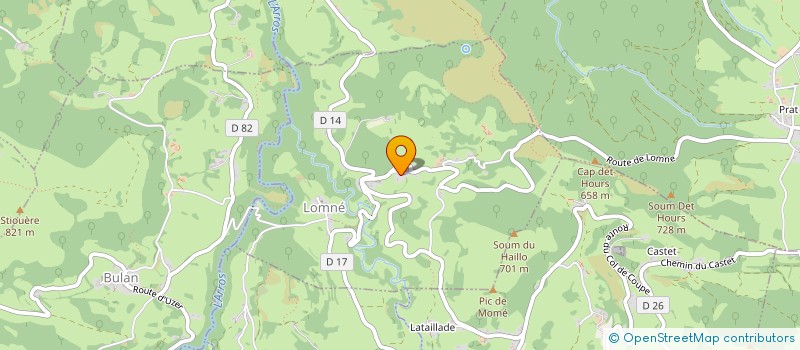 localisation de l'entreprise SCI DU TURON  LOMNE