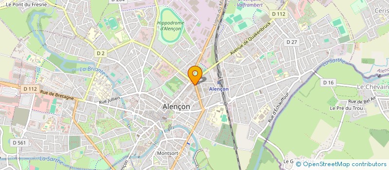 localisation de l'entreprise SCI DU TWENTY à ALENCON