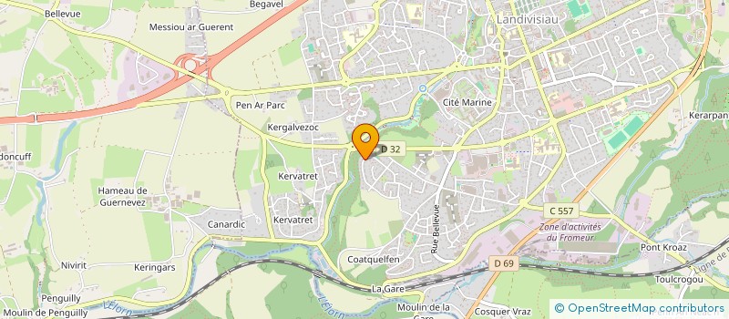 localisation de l'entreprise SCI DU TY GUEN  GUIMILIAU