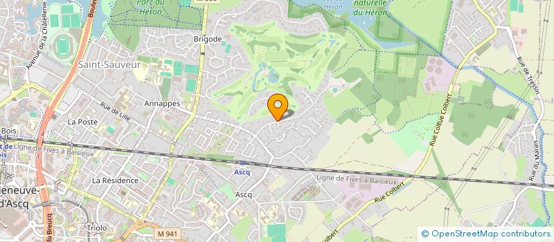 localisation de l'entreprise SCI DU V DIX à VILLENEUVE-D'ASCQ