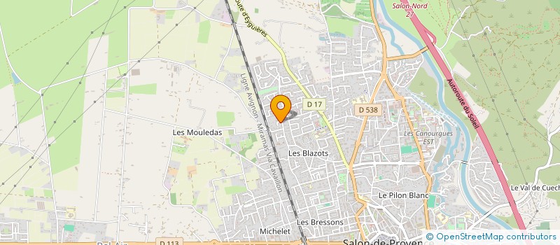 localisation de l'entreprise SCI DU VABRE  SALON-DE-PROVENCE