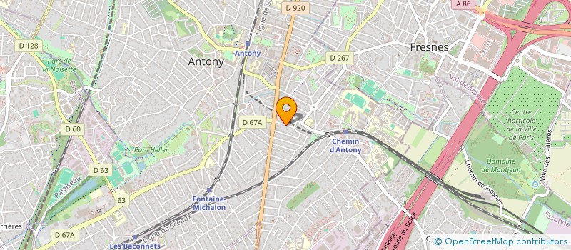 localisation de l'entreprise SCI DU VAL à ANTONY