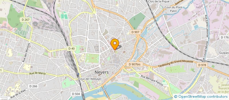 localisation de l'entreprise SCI DU VAL à NEVERS