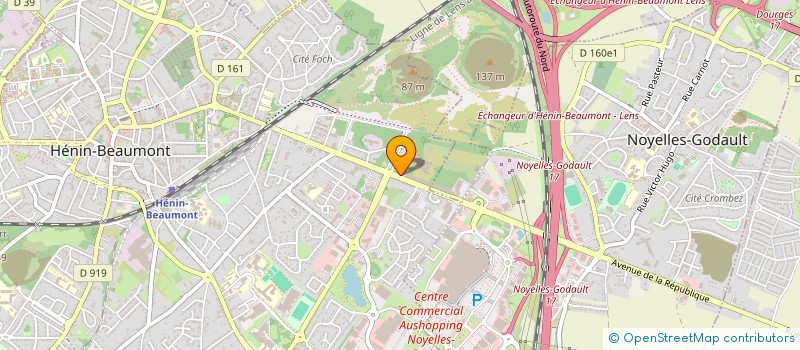 localisation de l'entreprise SCI DU VAL  HENIN-BEAUMONT