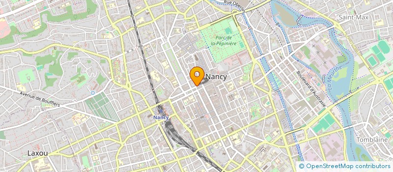 localisation de l'entreprise SCI DU VAL  NANCY