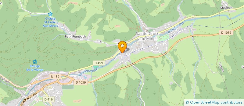 localisation de l'entreprise SCI DU VAL  SAINTE-CROIX-AUX-MINES