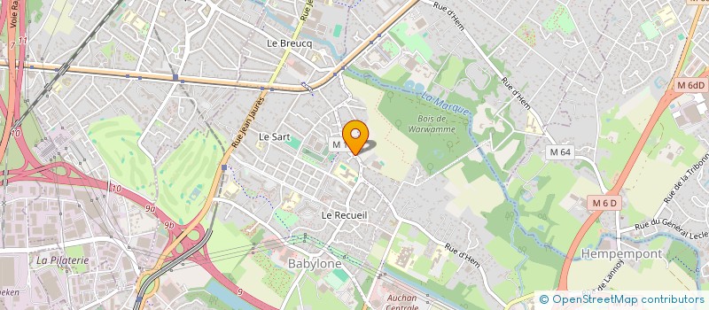 localisation de l'entreprise SCI DU VAL ANDRE à VILLENEUVE-D'ASCQ