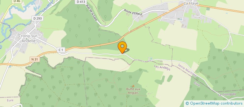 localisation de l'entreprise SCI DU VAL AUX REINES  CROISY-SUR-ANDELLE