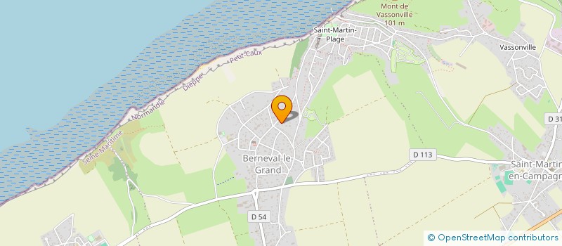 localisation de l'entreprise SCI DU VAL BOISE  PETIT-CAUX