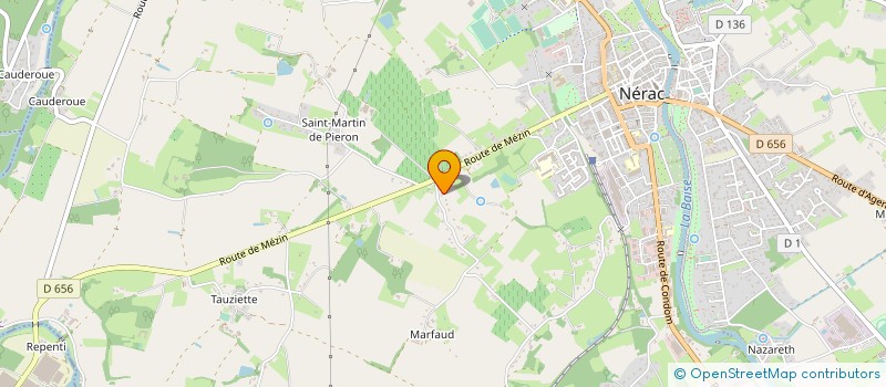 localisation de l'entreprise SCI DU VAL D'ALBRET  NERAC