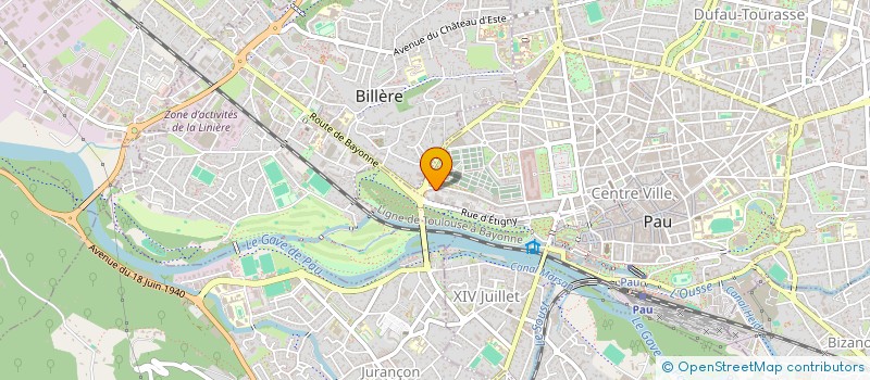 localisation de l'entreprise SCI DU VAL D'ARAN à PAU