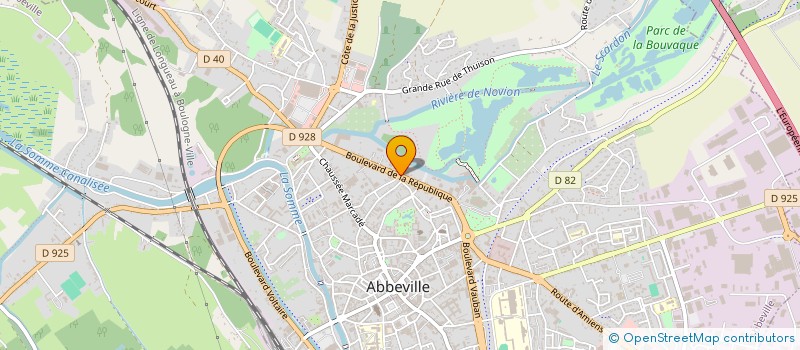 localisation de l'entreprise SCI DU VAL D AULT à ABBEVILLE