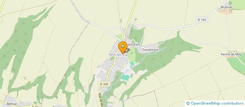 localisation de l'entreprise SCI DU VAL D'AUTOMNE  MORIENVAL