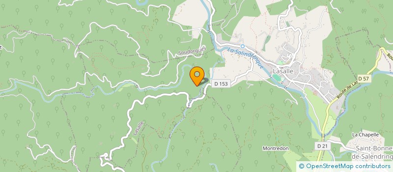 localisation de l'entreprise SCI DU VAL D EMERAUDE  LASALLE