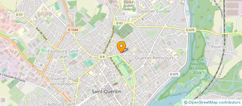 localisation de l'entreprise SCI DU VAL D HOLNON à SAINT-QUENTIN