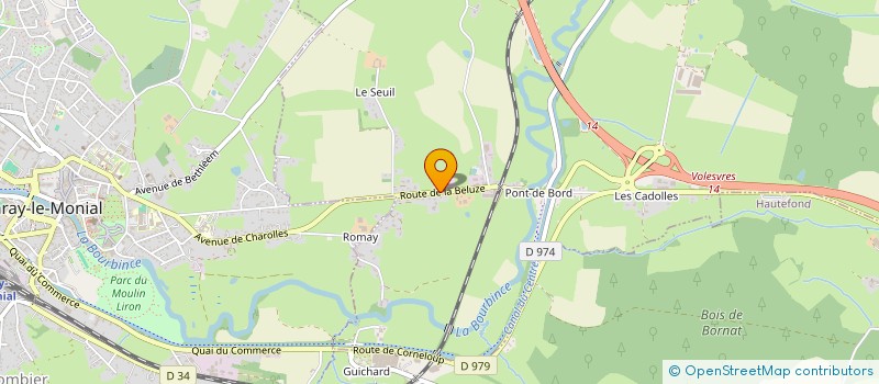 localisation de l'entreprise SCI DU VAL D'OR  VOLESVRES