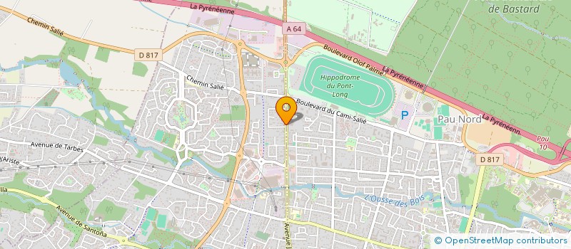 localisation de l'entreprise SCI DU VAL D'OR à LONS