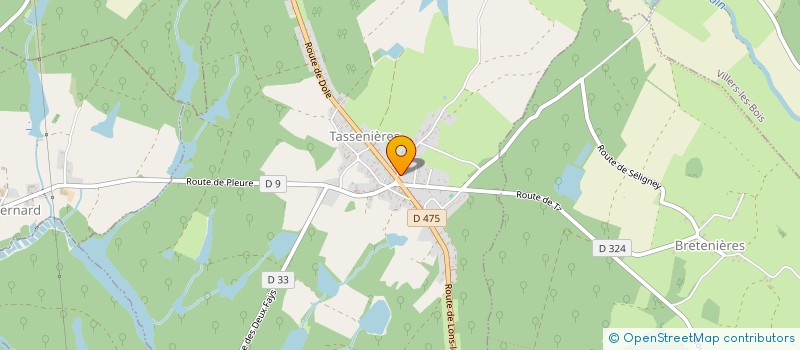 localisation de l'entreprise SCI DU VAL D'ORAIN  LES ESSARDS-TAIGNEVAUX