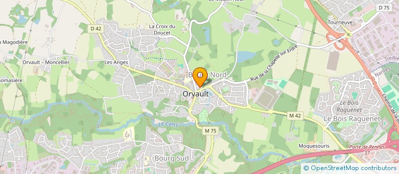 localisation de l'entreprise SCI DU VAL D'ORVAULT à SAUTRON