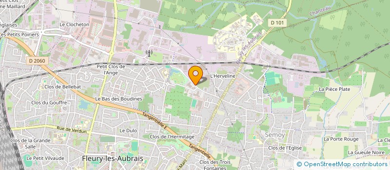 localisation de l'entreprise SCI DU VAL D YEUSE à FLEURY-LES-AUBRAIS