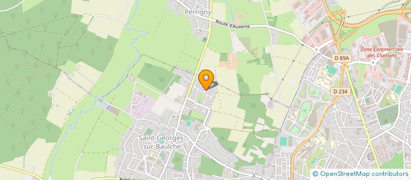 localisation de l'entreprise SCI DU VAL DE BAULCHE  SAINT-GEORGES-SUR-BAULCHE