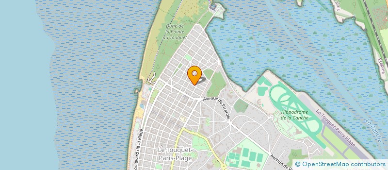 localisation de l'entreprise SCI DU VAL DE CANCHE à LE TOUQUET-PARIS-PLAGE