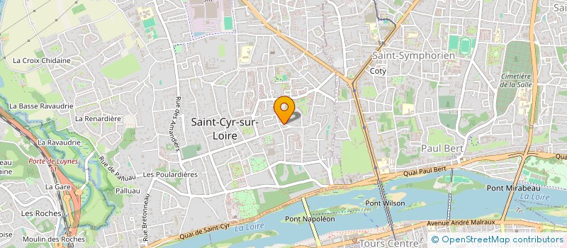localisation de l'entreprise SCI DU VAL DE CHER à SAINT CYR SUR LOIRE