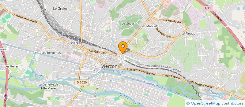 localisation de l'entreprise SCI DU VAL DE CHER à VIERZON