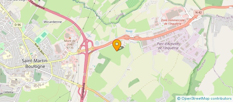 localisation de l'entreprise SCI DU VAL DE CLUSE à SAINT-MARTIN-BOULOGNE