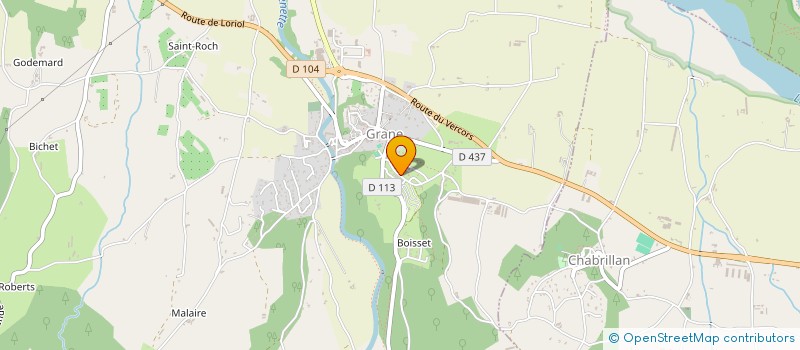 localisation de l'entreprise SCI DU VAL DE GRANE à GRANE