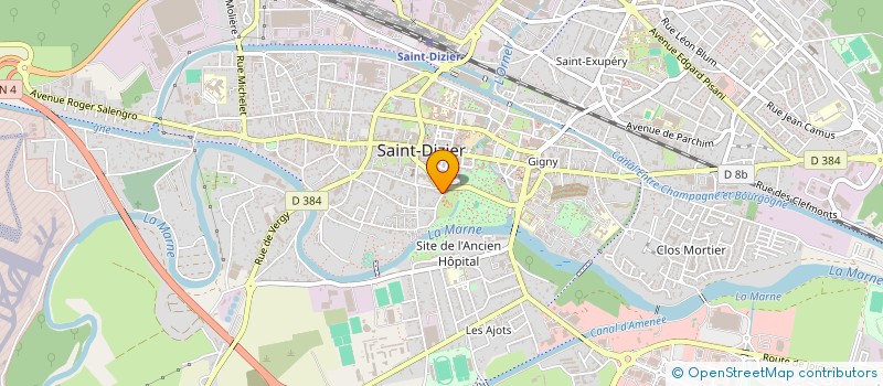 localisation de l'entreprise SCI DU VAL DE JUINE à SAINT-DIZIER