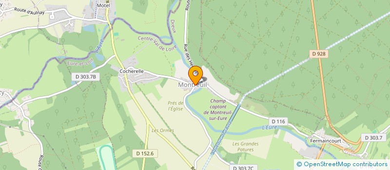localisation de l'entreprise SCI DU VAL DE L'EURE à MONTREUIL