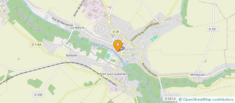 localisation de l'entreprise SCI DU VAL DE L OCRE à GALLARDON