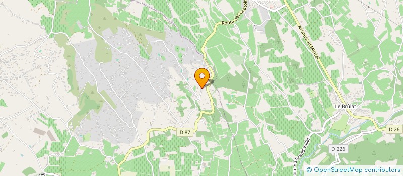 localisation de l'entreprise SCI DU VAL DE L'ORNE à LA CADIERE-D'AZUR