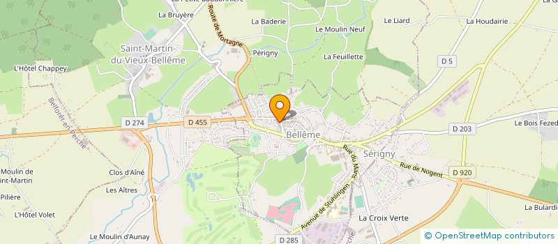 localisation de l'entreprise SCI DU VAL DE LA MEME à BELLEME