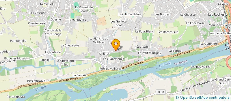 localisation de l'entreprise SCI DU VAL DE LOIRE à FONDETTES