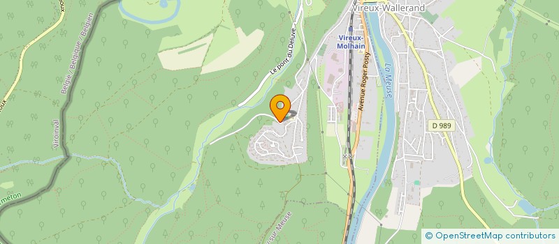 localisation de l'entreprise SCI DU VAL DE LUVE  VIREUX-MOLHAIN