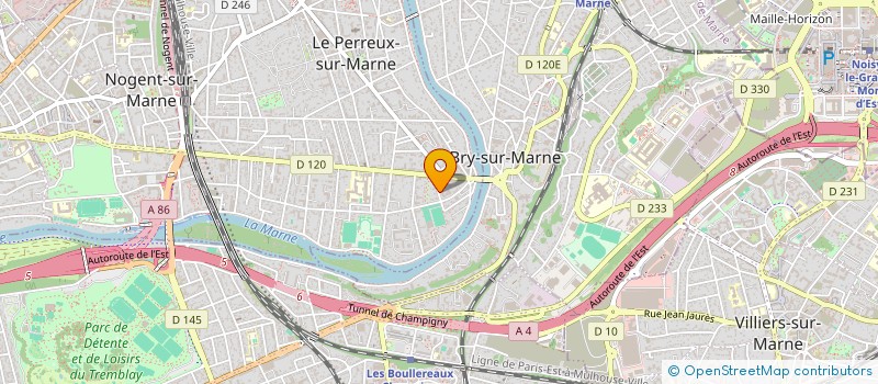 localisation de l'entreprise SCI DU VAL-DE-MARNE  LE PERREUX-SUR-MARNE