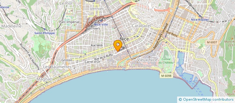 localisation de l'entreprise SCI DU VAL DE MARNE à NICE