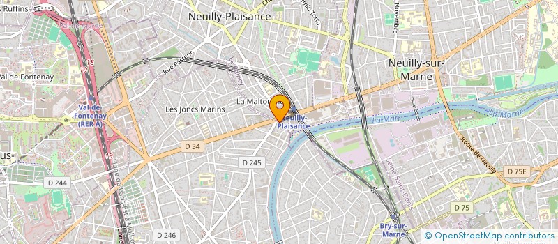 localisation de l'entreprise SCI DU VAL DE MARNE  LE PERREUX-SUR-MARNE