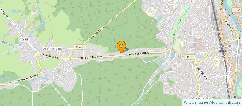 localisation de l'entreprise SCI DU VAL DE MEUSE à CHANTRAINE