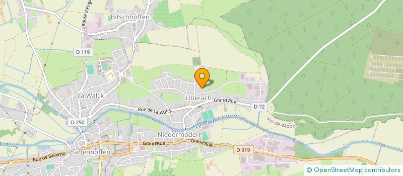 localisation de l'entreprise SCI DU VAL DE MODER  VAL-DE-MODER