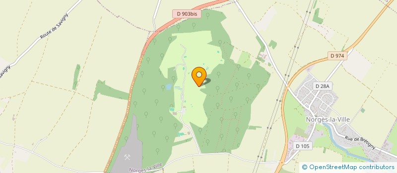 localisation de l'entreprise SCI DU VAL DE NORGES  CLENAY