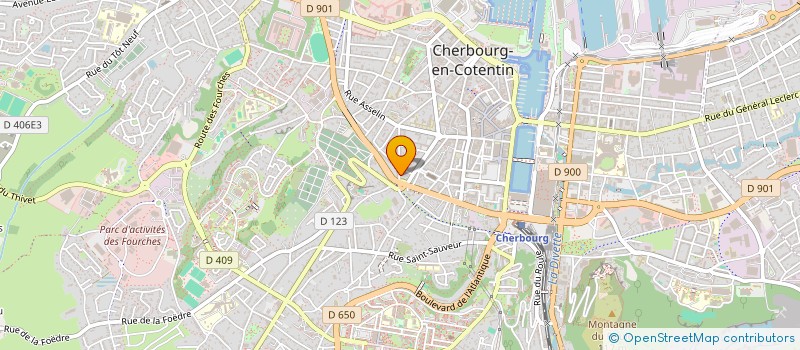 localisation de l'entreprise SCI DU VAL DE SAIRE à CHERBOURG-EN-COTENTIN