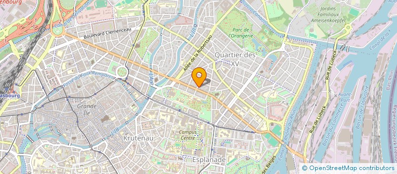 localisation de l'entreprise SCI DU VAL DE SAONE à STRASBOURG