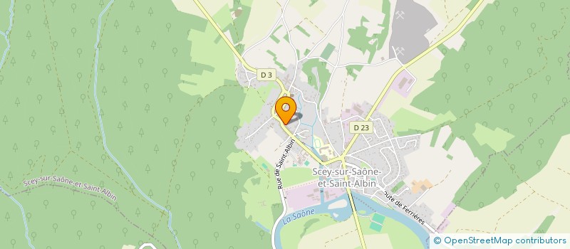 localisation de l'entreprise SCI DU VAL DE SAONE à SCEY-SUR-SAONE-ET-SAINT-ALBIN